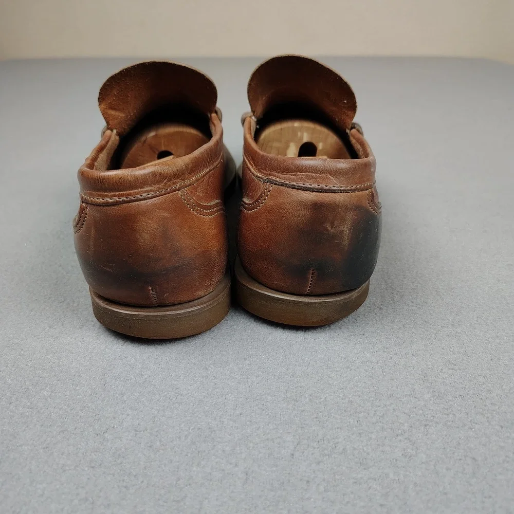 Vintage Timberland Boat Penny Loafer Men 10 Mahogany Leather Comfort Deck Shoe